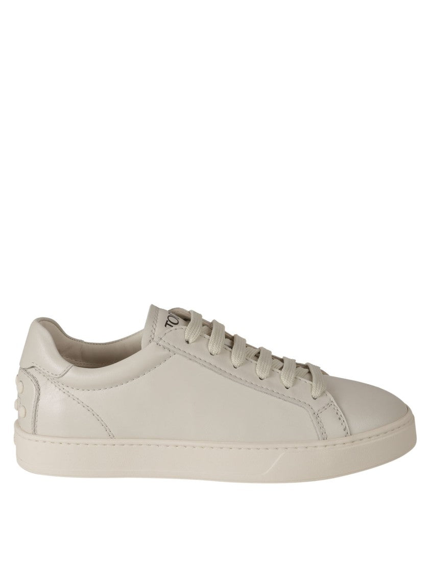 Tod's Low-Top Sneakers With Smooth Calfskin Upper