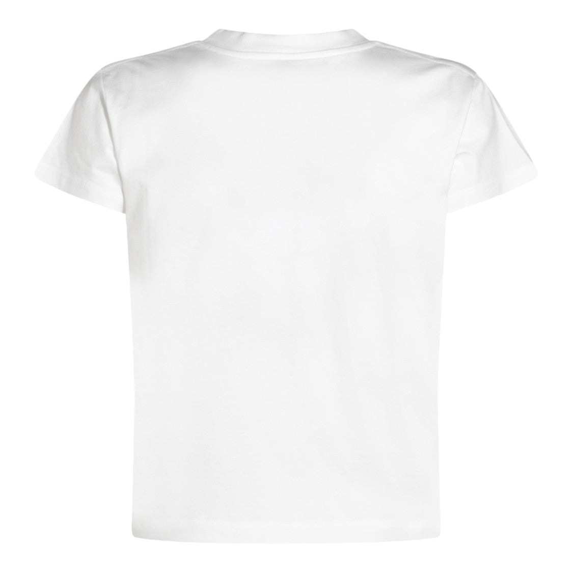 Mm6 By Maison Margiela White T-Shirt With Logo Patch