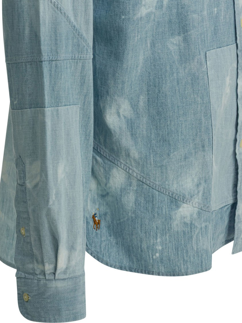 Polo Ralph Lauren Patchwork Design Cotton Shirt