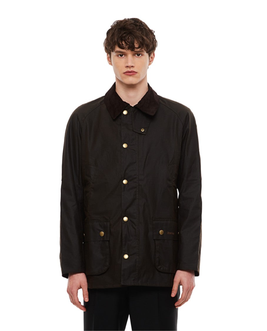 Barbour Green Ashbay Waxed Cotton Jacket