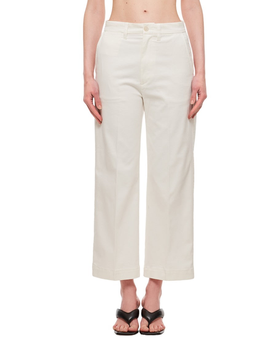Polo Ralph Lauren High-Waisted Wide-Leg Chinos With Minimalist Design