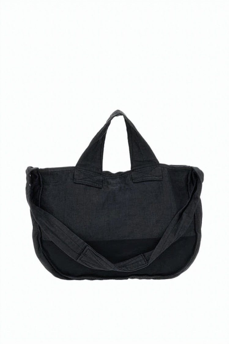 C.P. Company Black Refined Padded Shoulder Flap Bag