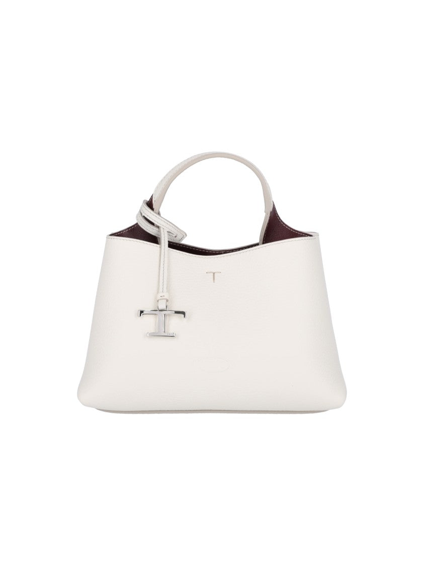 Tod's Micro Logo Bag – White