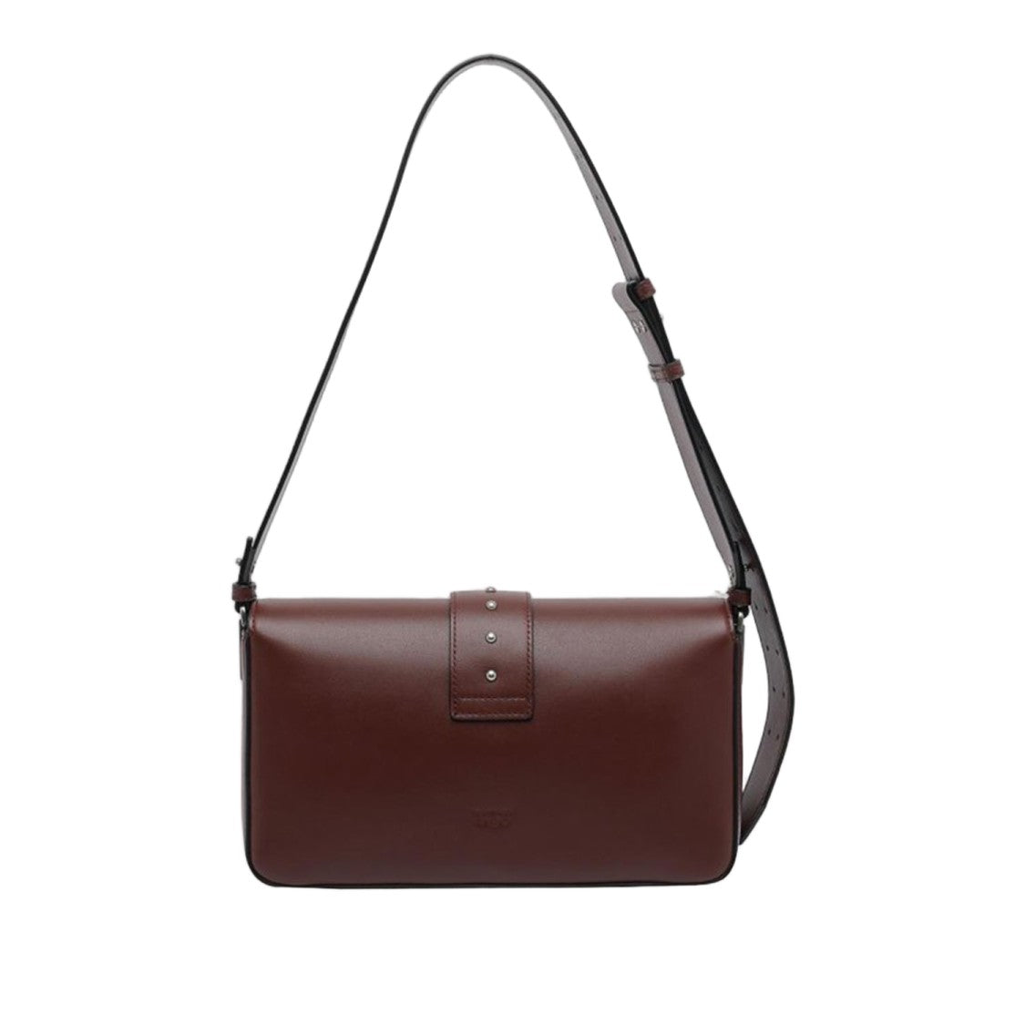 Pinko Leather Shoulder Bag With Logo