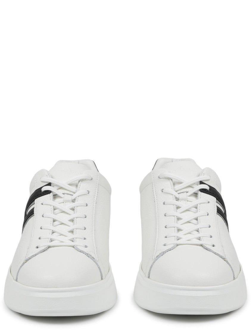 Hogan Calfskin H580 Black Accents Sneakers