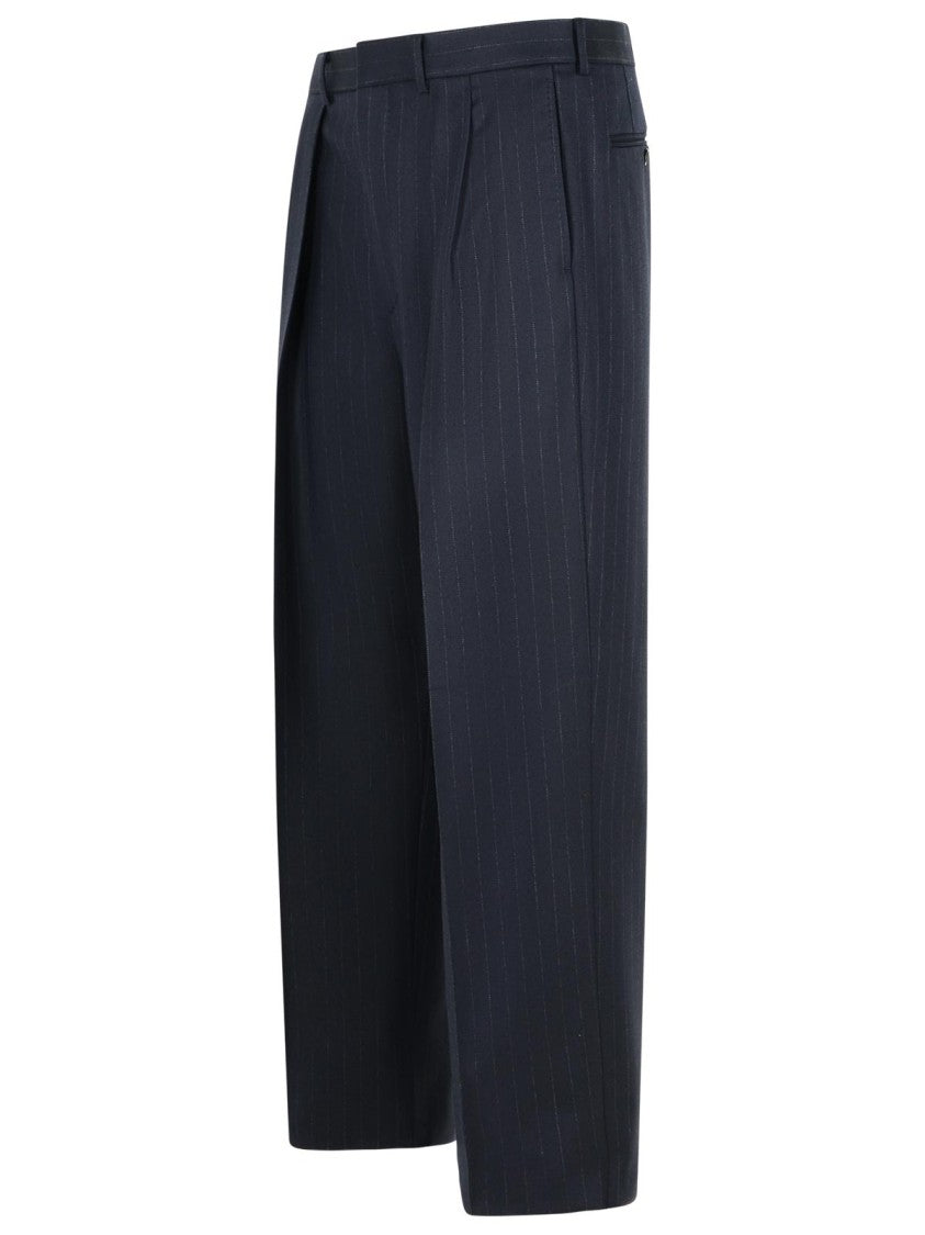 Tom Ford Navy Wool Trousers