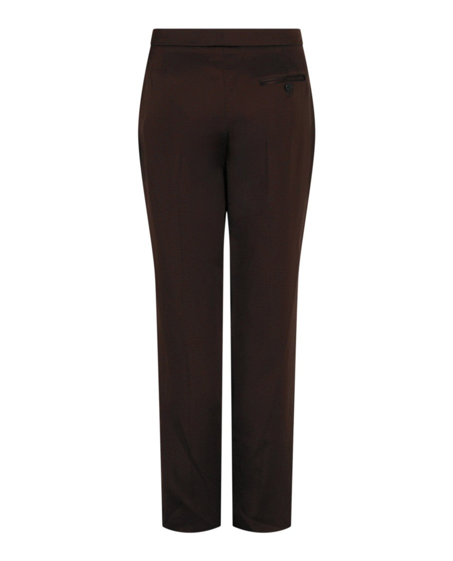 Alexander Mcqueen Satin Straight Leg Pants