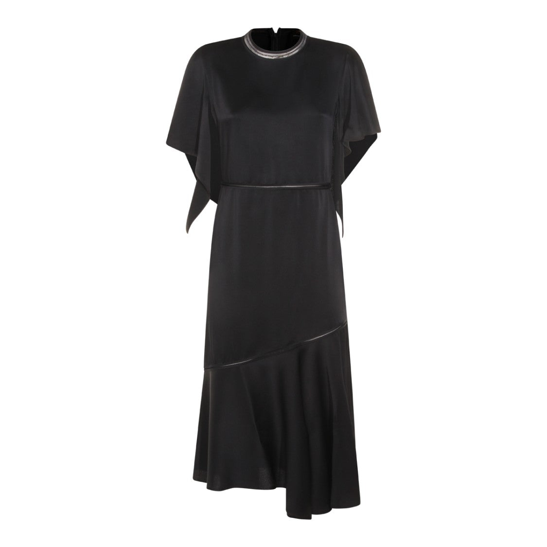 Fabiana Filippi Navy Viscose Dress