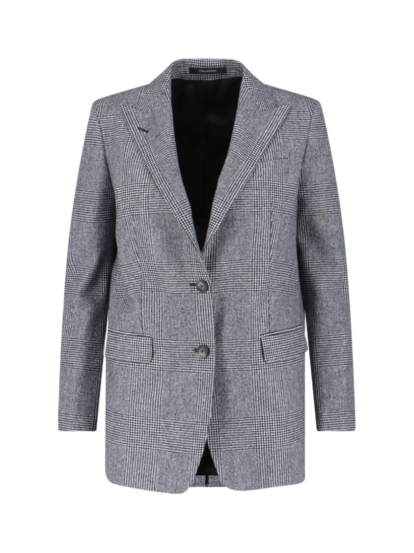 Tagliatore Pied De Poule Patterned Blazer