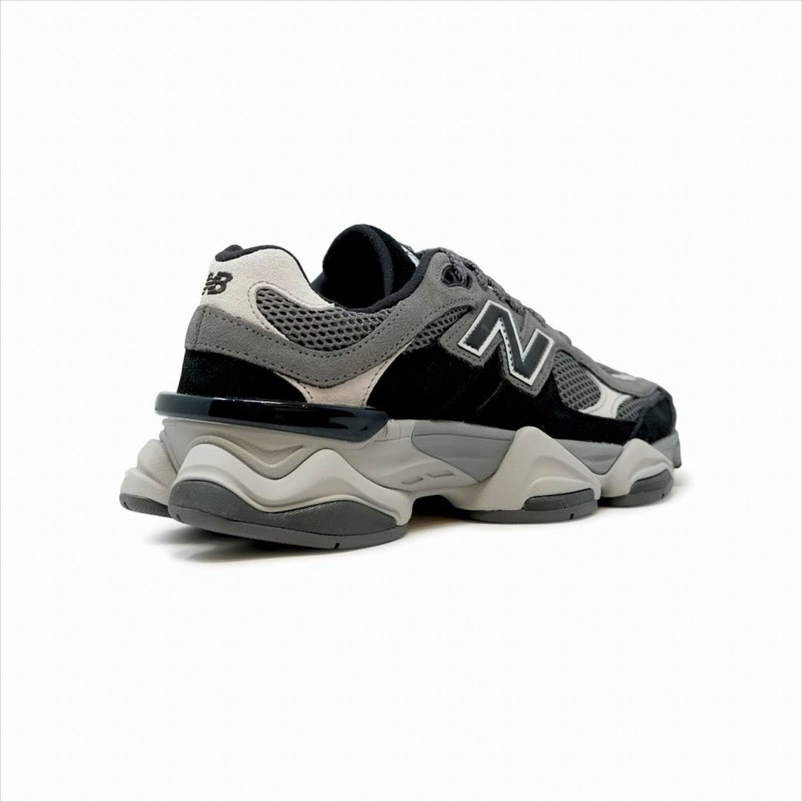 New Balance Black Suede And Mesh Sneakers