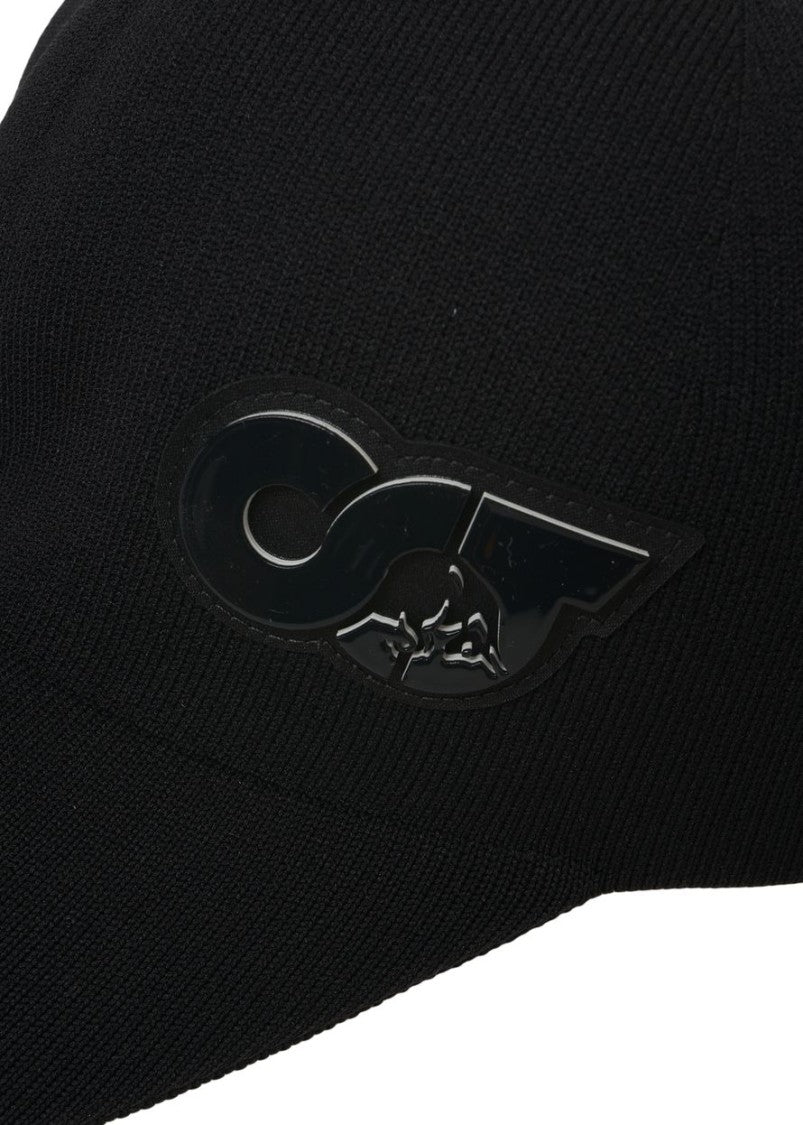 Alpha Tauri Baseball Cap With Glossy Logo Detail And Ribbed Structure