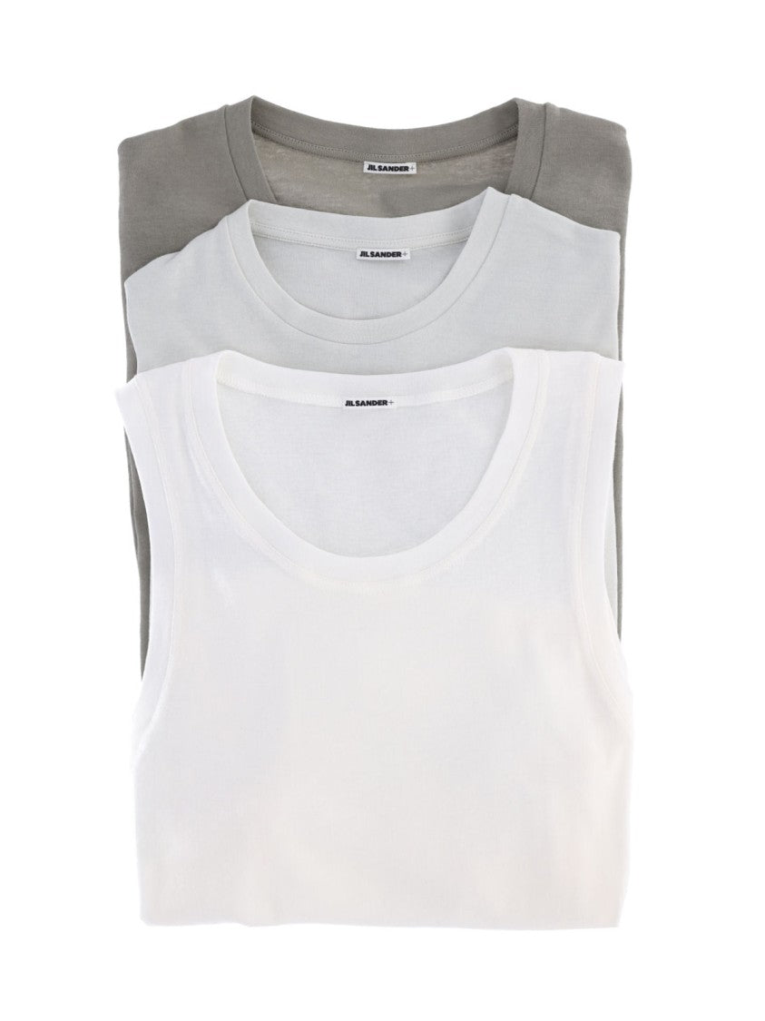 Jil Sander T-Shirt And Tank Set – Green/White