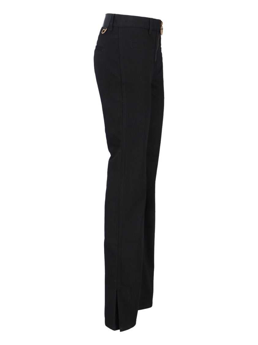 Chloé High-Waisted Slim Bootcut Jeans