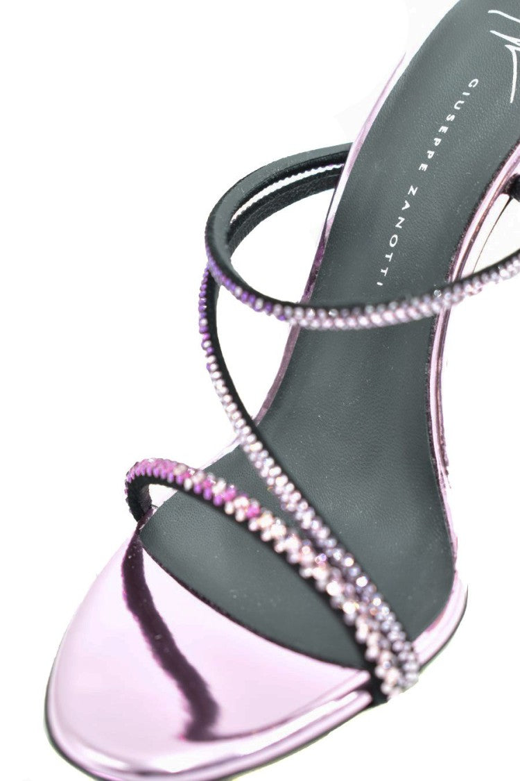 Giuseppe Zanotti Sleek High-Heeled Sandals Rhinestone-Embellished Straps