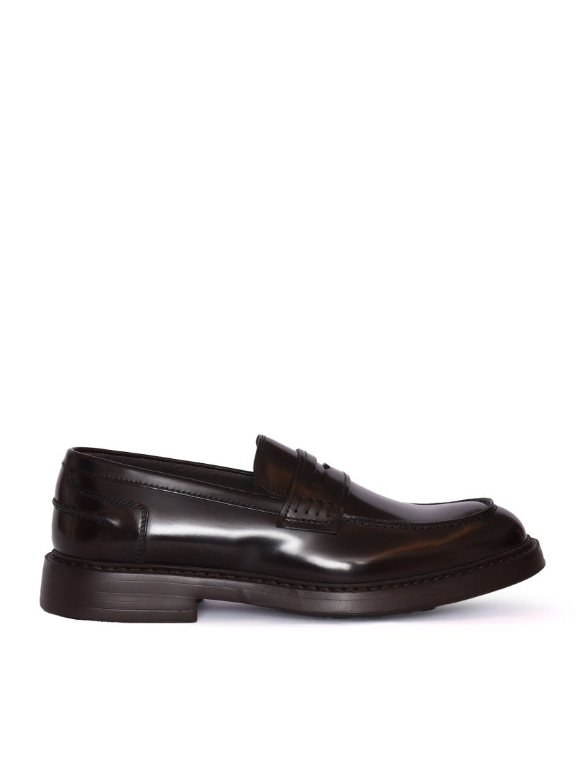 Doucal's Penny Adler Loafer (Gm) Horse Ebony