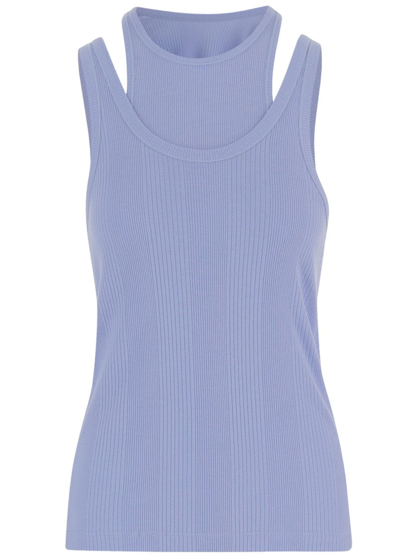 Armarium Light Blue Cotton Tank Top Two-Piece