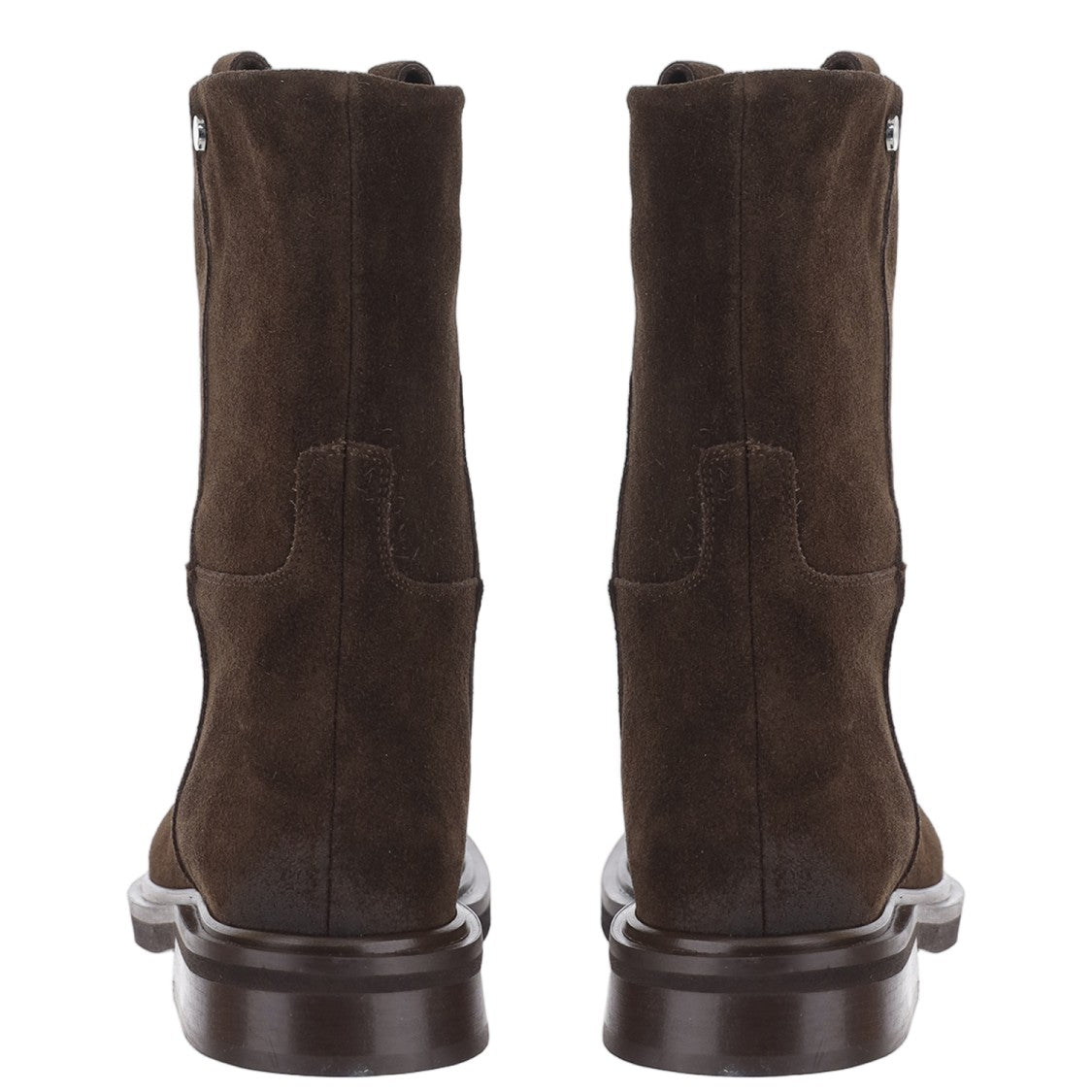 Poeve Dark Suede Mid-Calf Boots