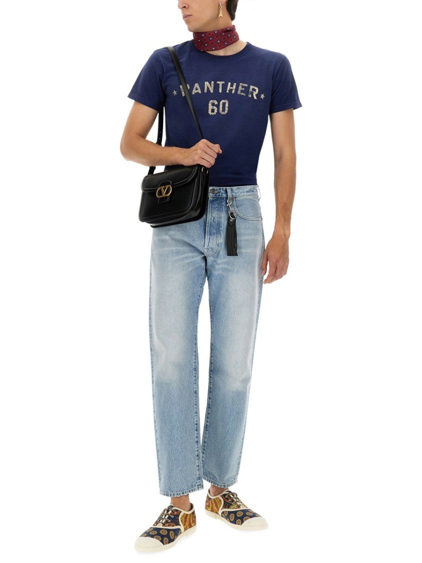 Valentino Cotton T-Shirt With Bold Graphic Print