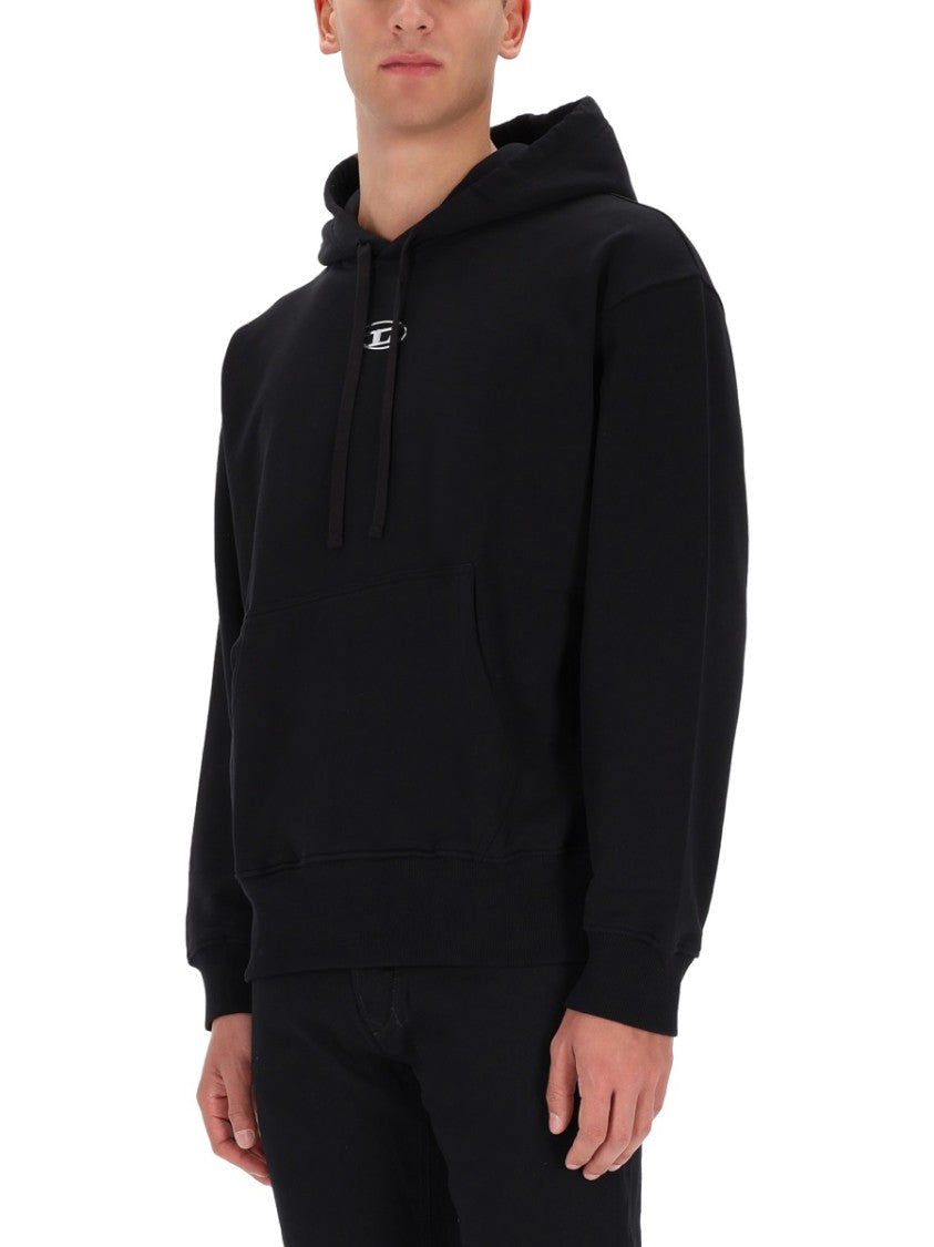 Diesel Hooded Black Sweatshirt
