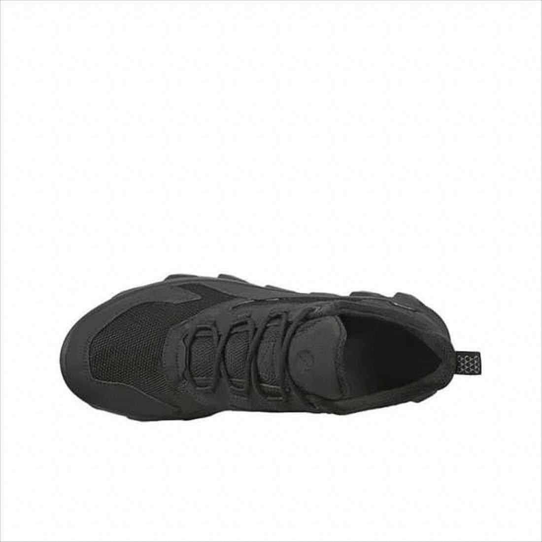 Ecco Black Sneakers With Breathable Fabric