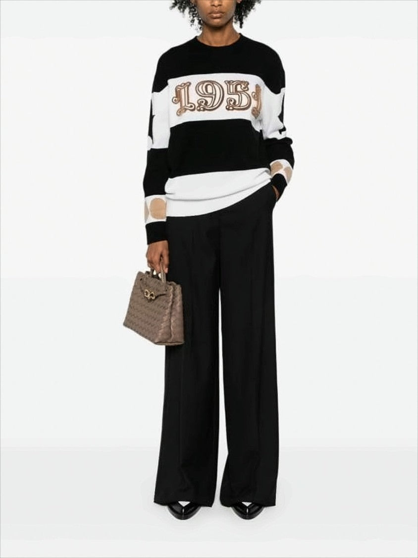 Max Mara Bold Striped Knitted Sweater