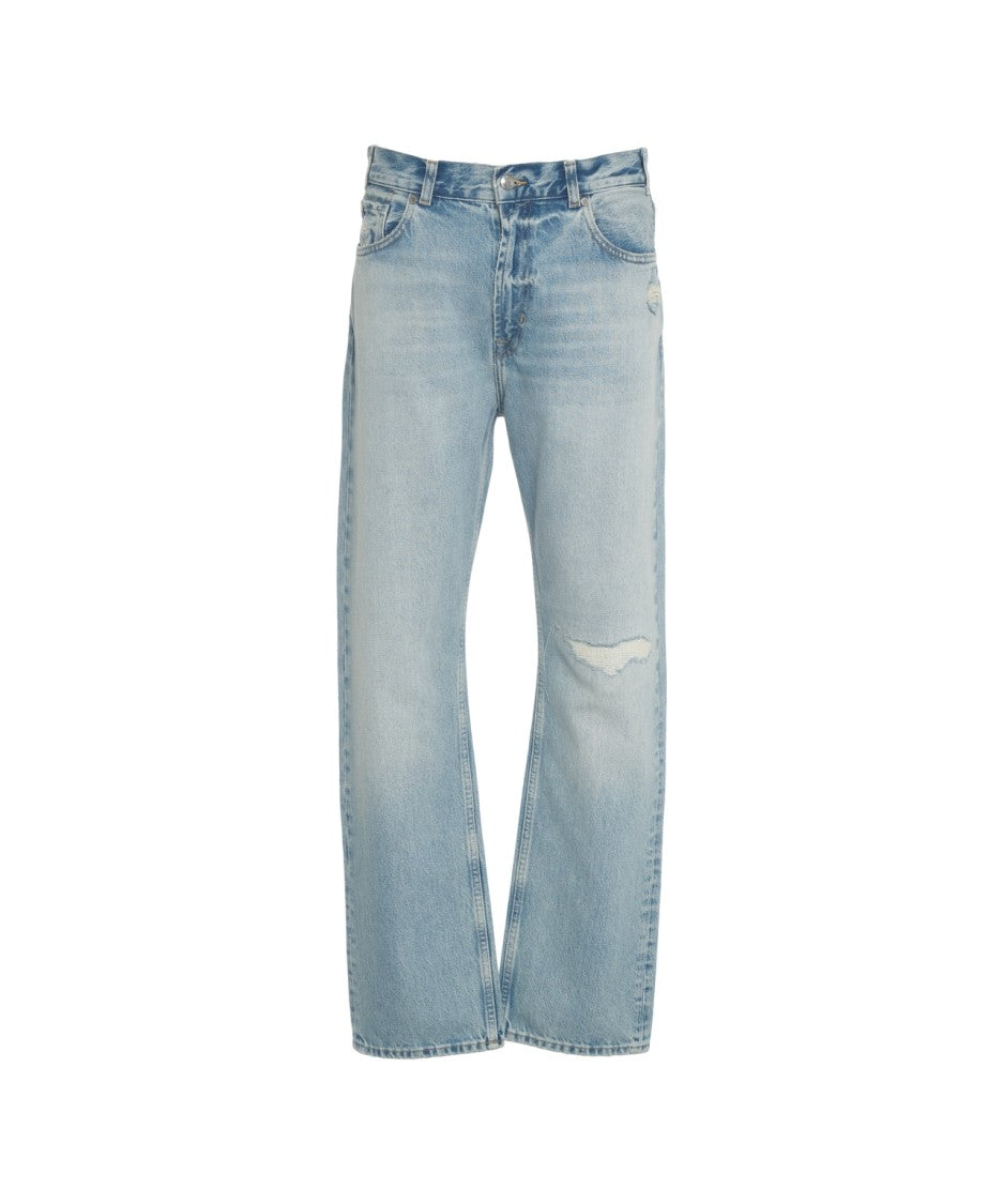 7 For All Mankind Straight-Cut Denim Jeans