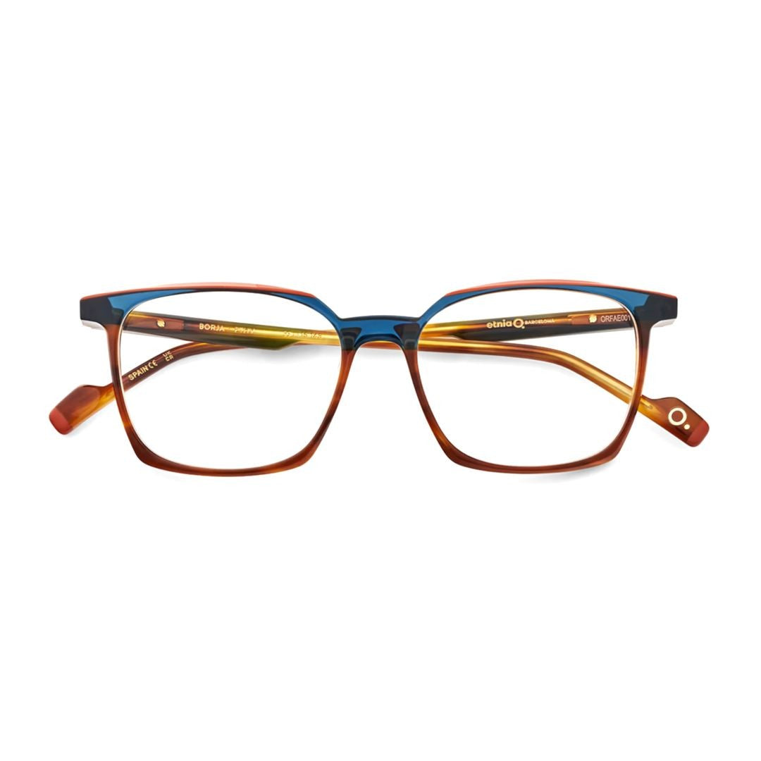 Etnia Barcelona Borja Two-Tone Square Frame Eyeglasses With Bold Design