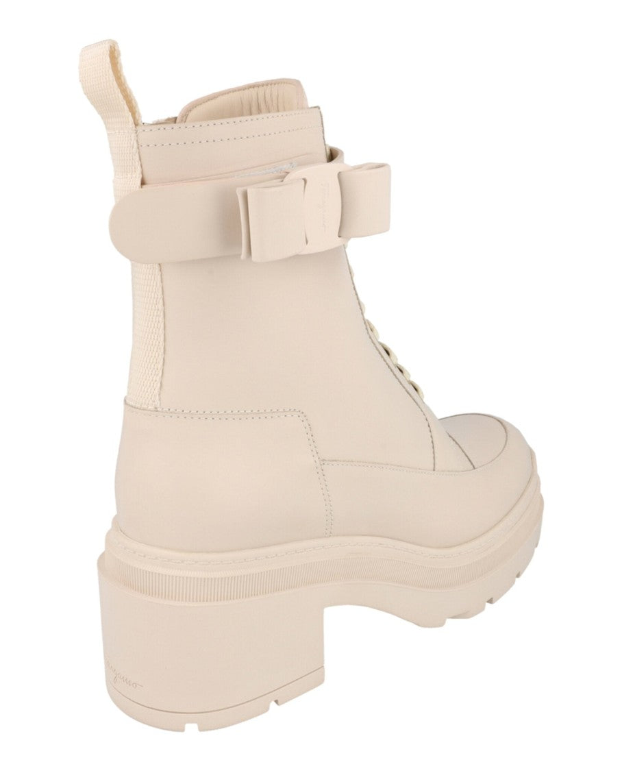 Ferragamo Lober Leather Ankle Boots