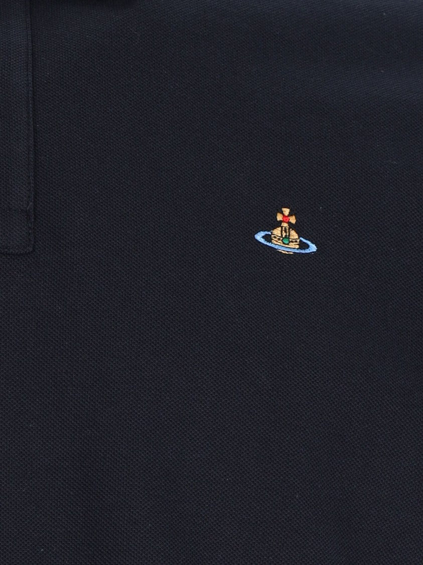 Vivienne Westwood "Orb" Polo Shirt Blue