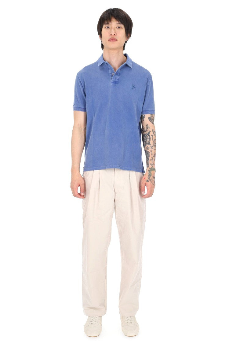 Isabel Marant Afko Premium Cotton Piquet Polo Shirt