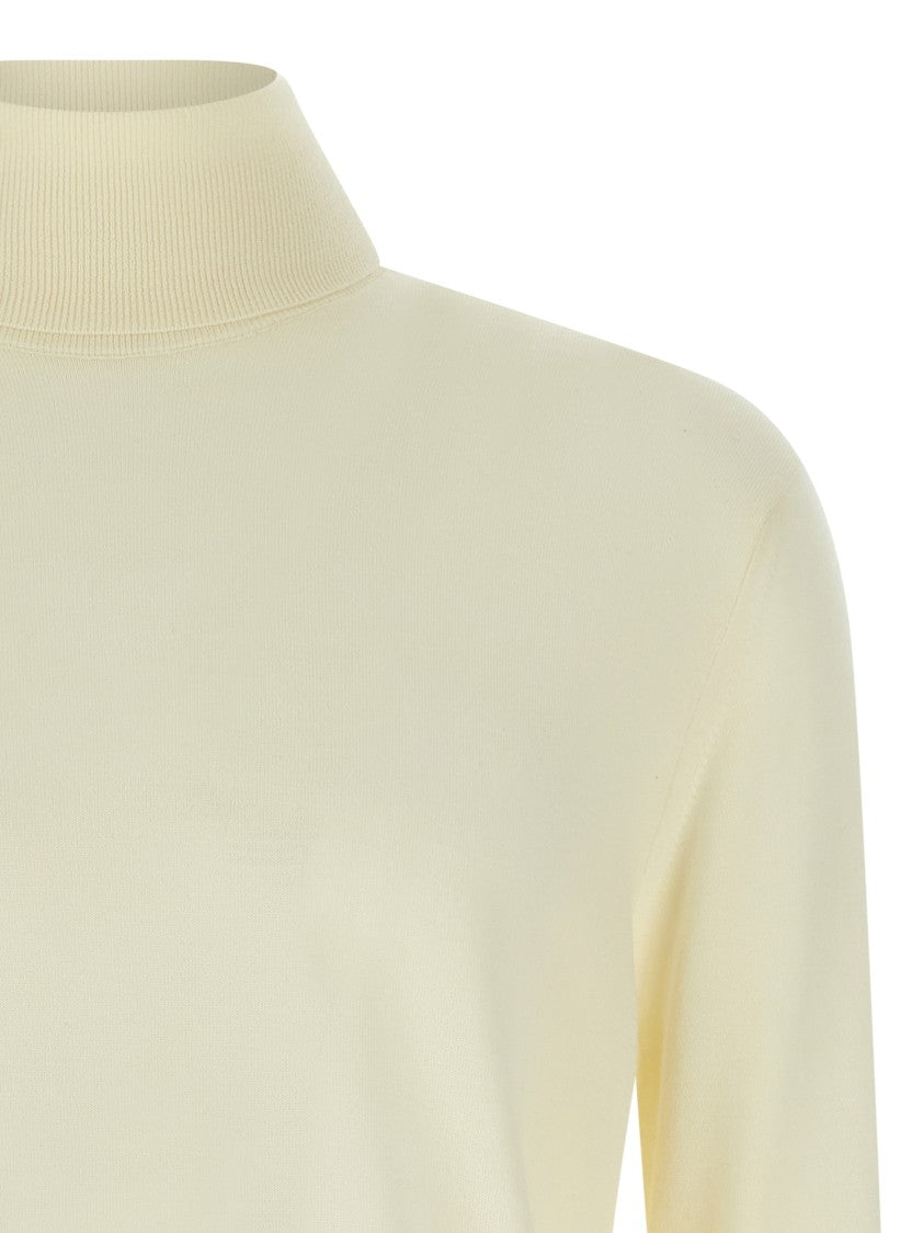 Zanone Lightweight Flexwool Sweater With Turned-Up High Neck