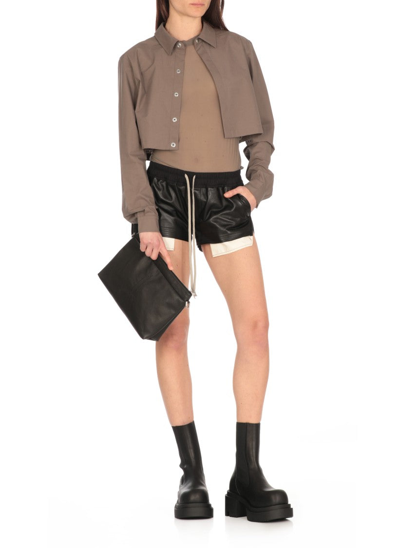 Rick Owens Green Cotton Shirt