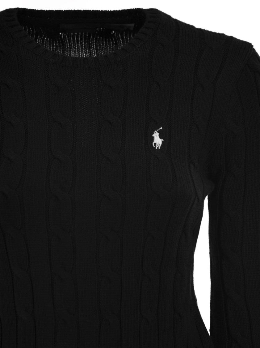 Polo Ralph Lauren Cotton Cable Knit Crew Neck Jumper