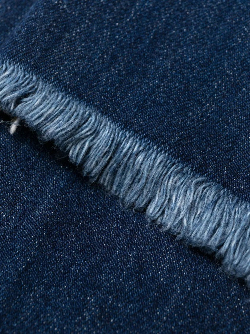 Jacob Cohen Logo-Embroidered Fringe Jeans