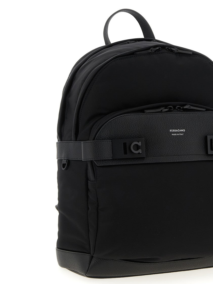 Ferragamo 'Twins Nylon' Backpack