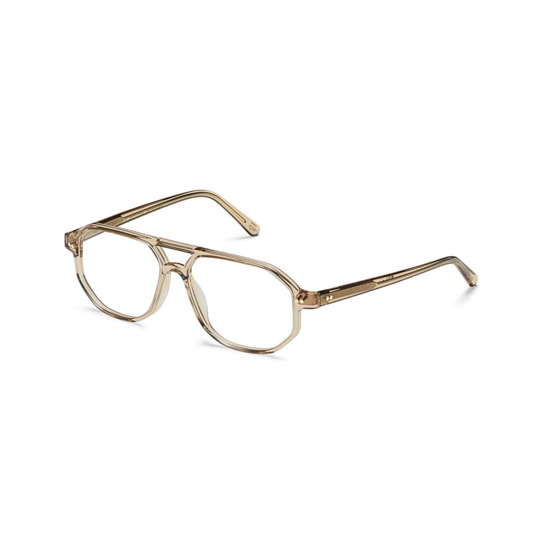 Moscot Or-Gaz-O Gazeektal Geometric Translucent Acetate Eyeglasses