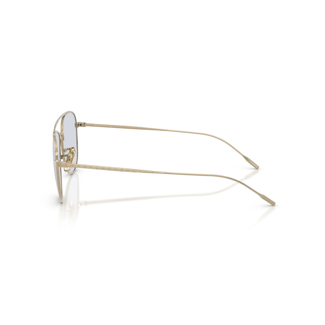 Oliver Peoples 0Ov1363t Aviator Sunglasses With Lightweight Titanium Frame