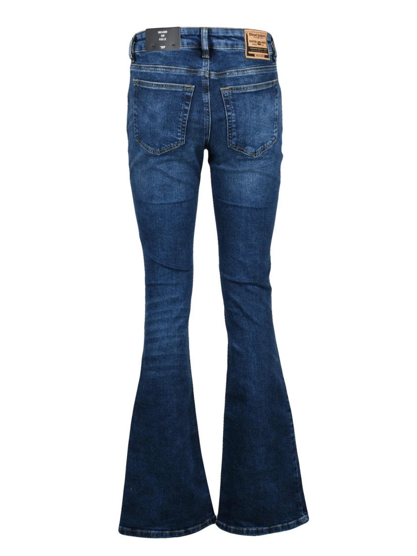 Diesel Blue Cotton-Blend D-Ebbey Slim Jeans