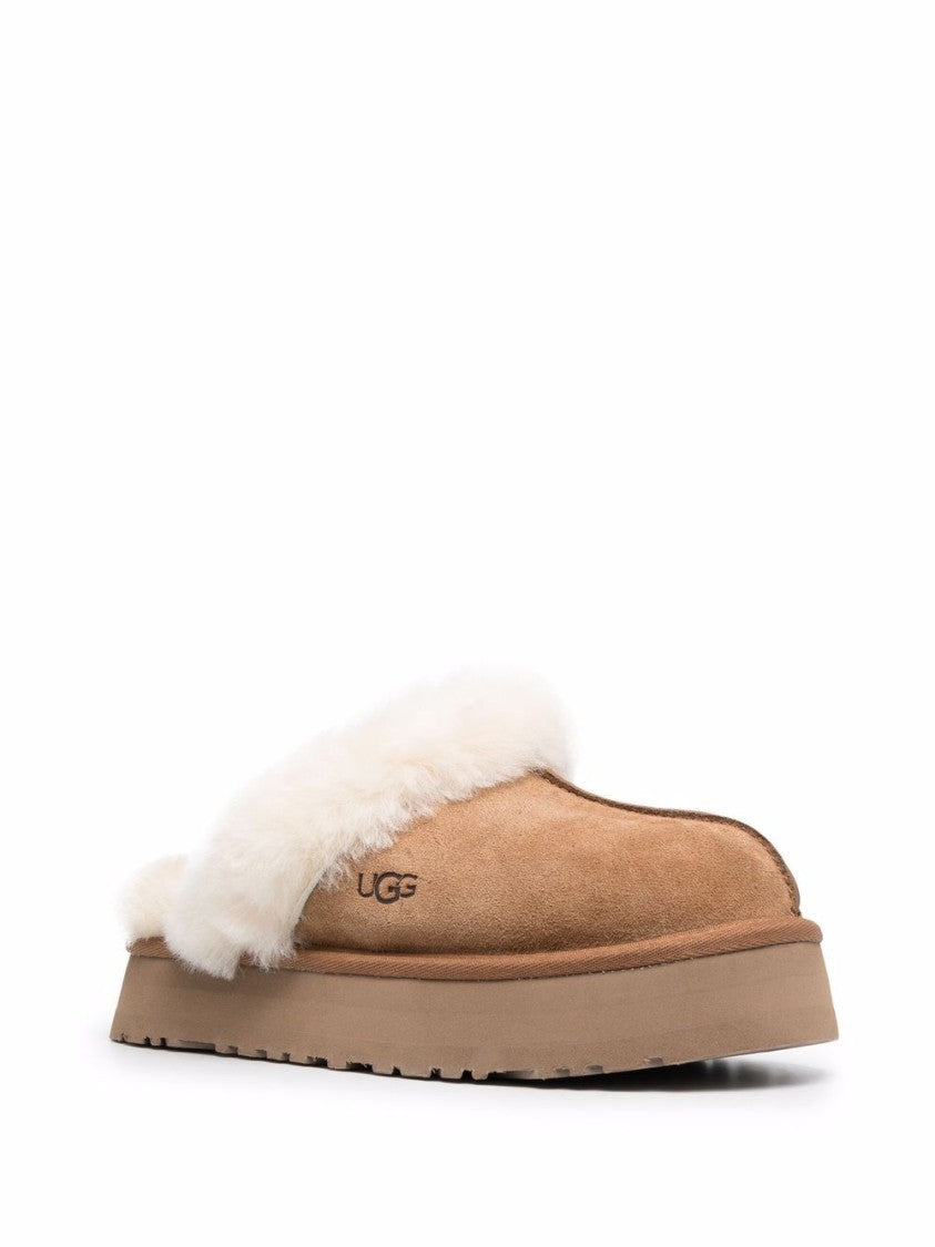 Ugg Brown Suede Slip-On Sandals