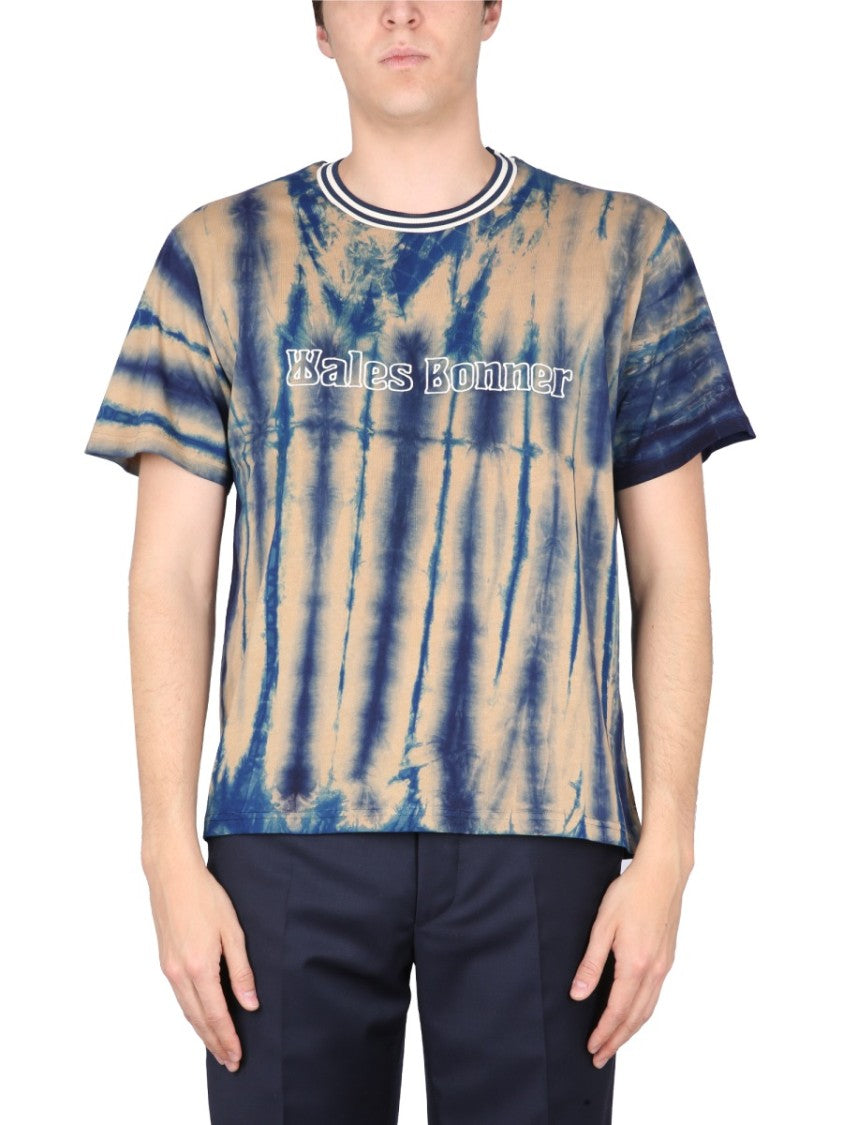 Wales Bonner Round Neck Tie-Dye T-Shirt