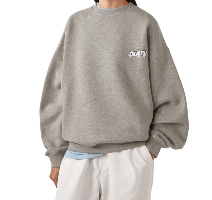 Autry Unisex Grey Melange Sweatshirt