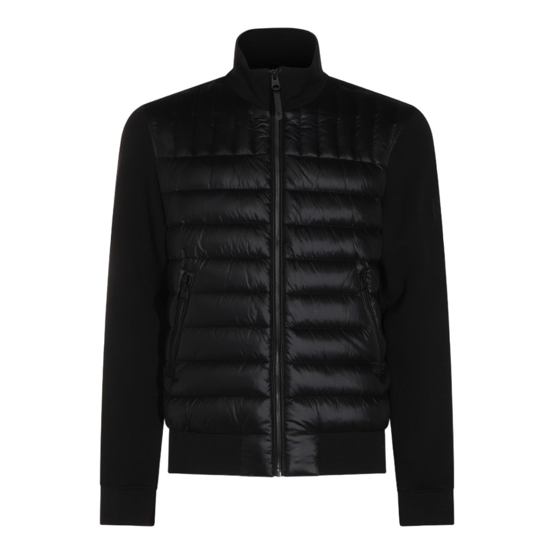 Mackage Quilted Padded Black Coat With High Collar