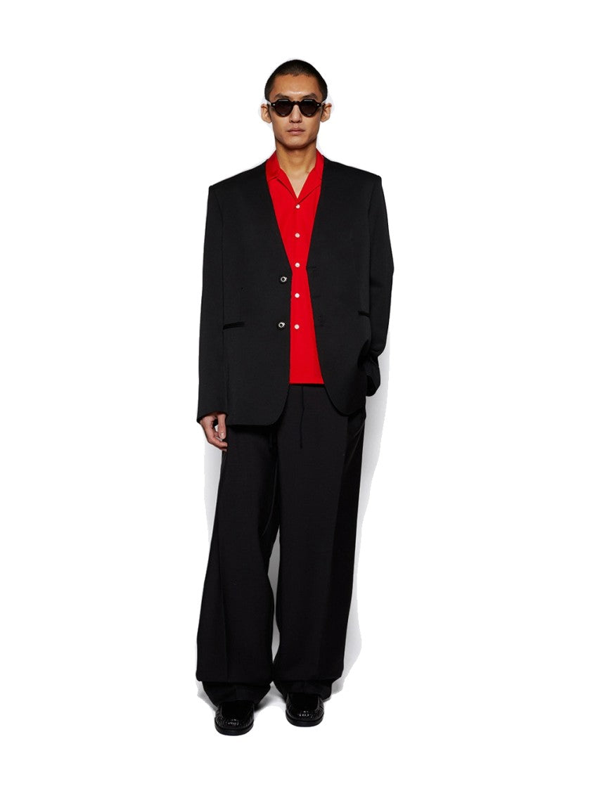 Maison Margiela Black Straight Leg Pants