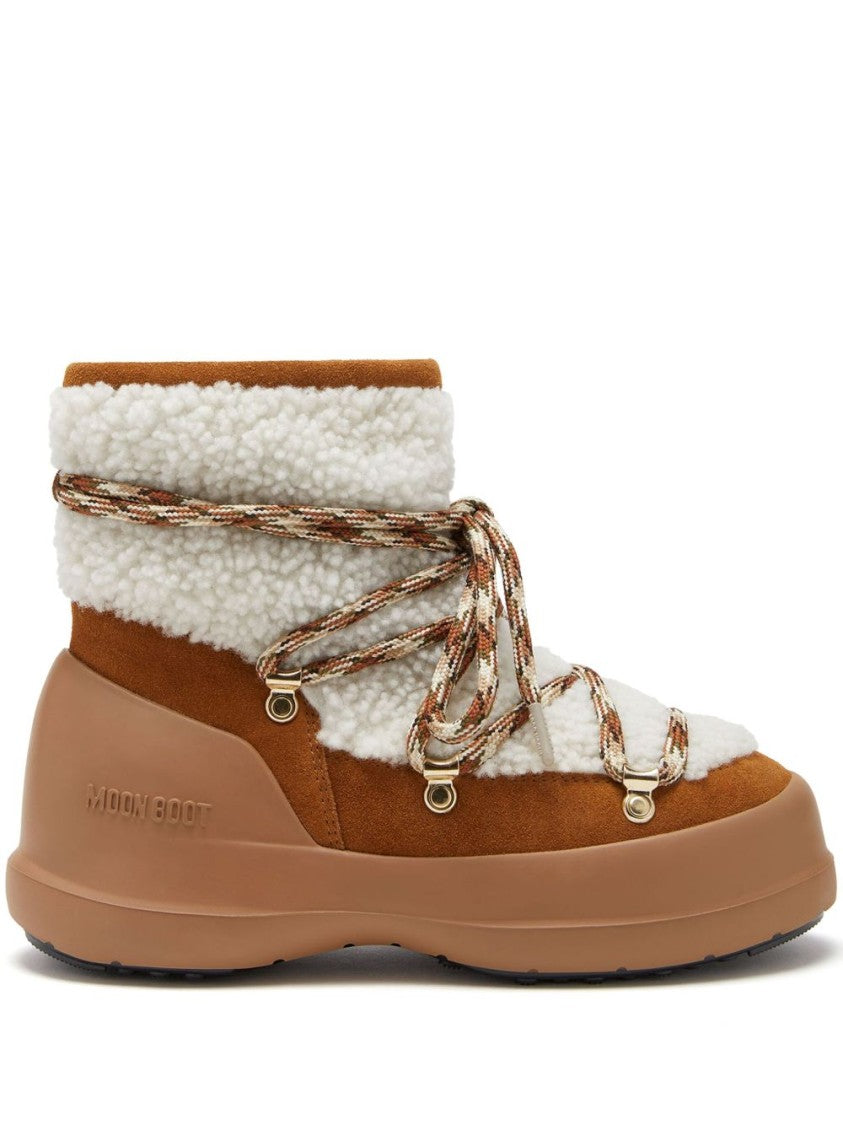 Moon Boot Moon Boot Ankle Boots With Shearling