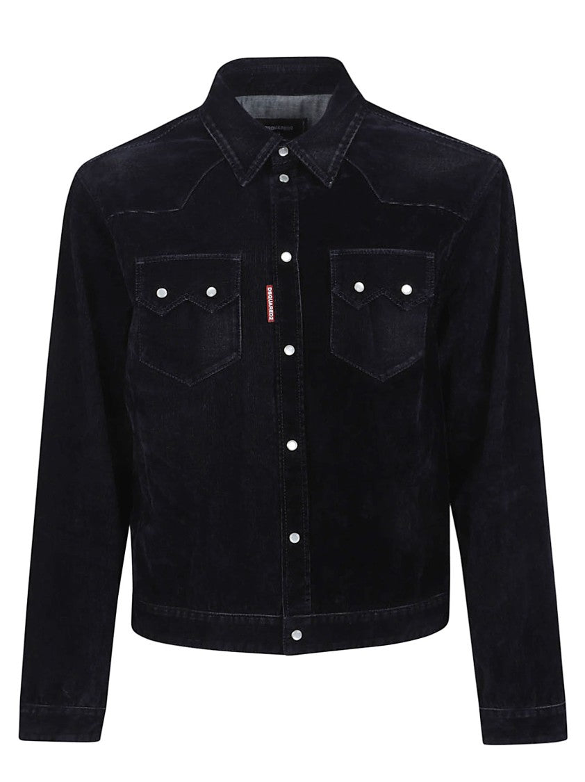 Dsquared2 Flocked Cord Jean Jacket