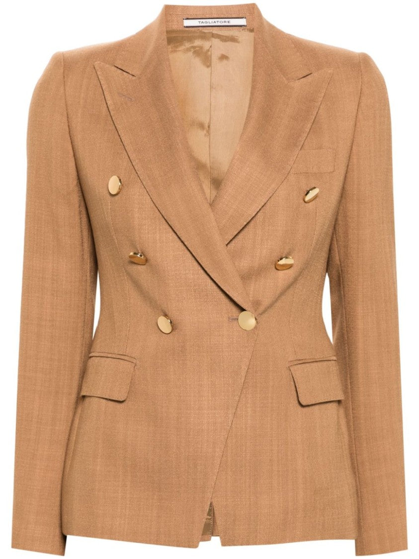 Tagliatore Alicya Double-Breasted Blazer
