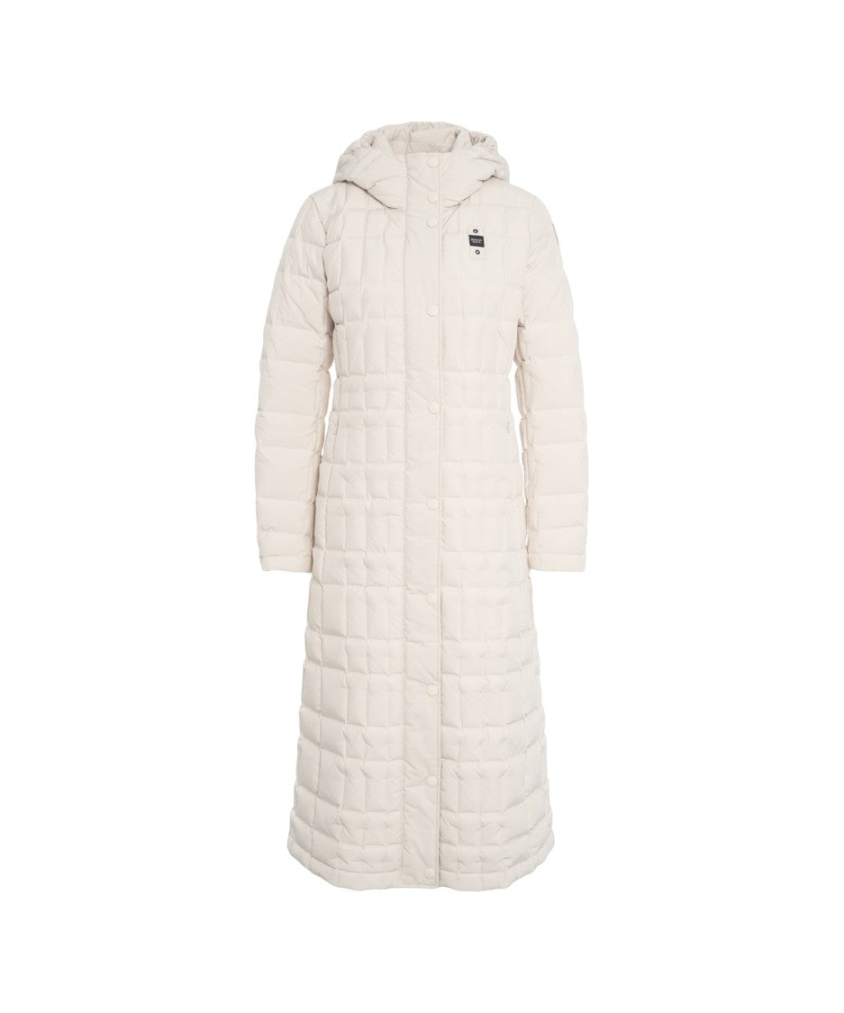Blauer Long Quilted Down Jacket