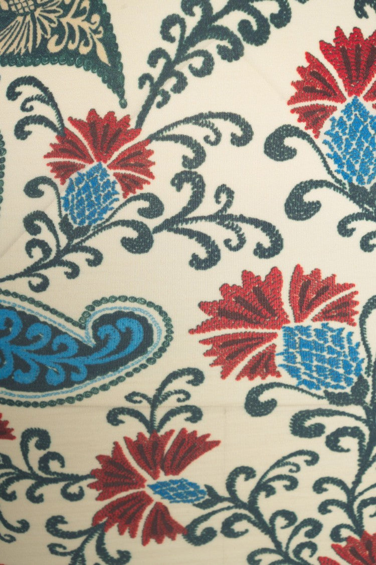 Farm Rio Fitted Floral Print Turtleneck Top