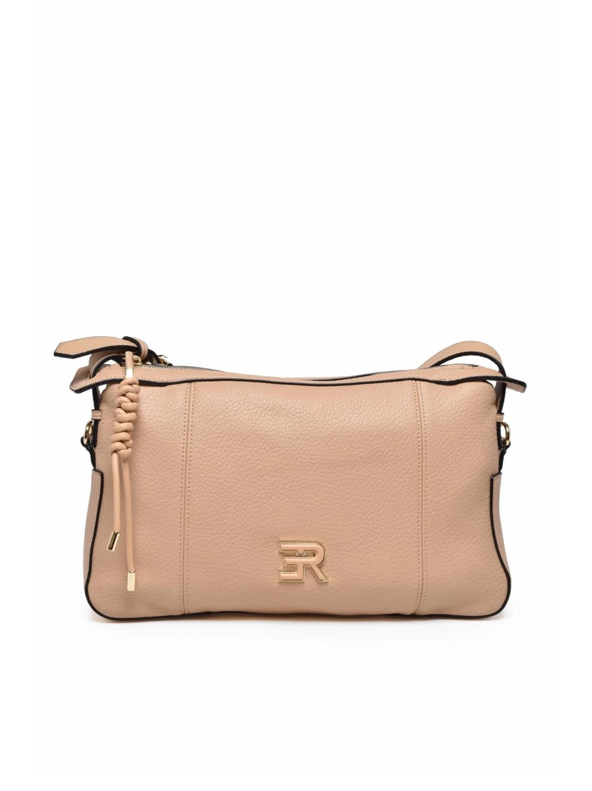 Ermanno Firenze Violeta Shoulder Bag With Textured Finish And Adjustable Strap