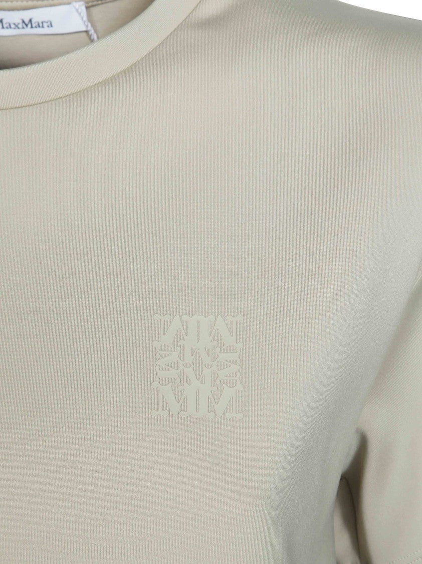 Max Mara Cropped Technical Jersey T-Shirt